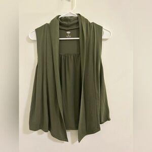 Old Navy Green Sleeveless Relaxed Tank Top